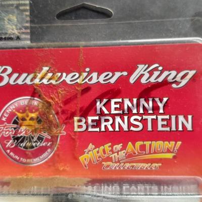 Budweiser King Kenny Bernstein Piece of the action Collectibles Limited edition in package