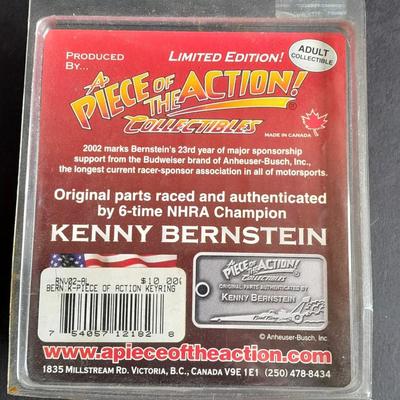 Budweiser King Kenny Bernstein Piece of the action Collectibles Limited edition in package
