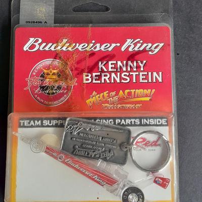 Budweiser King Kenny Bernstein Piece of the action Collectibles Limited edition in package