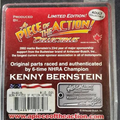 Budweiser King Kenny Bernstein Piece of the action Collectibles Limited edition in package