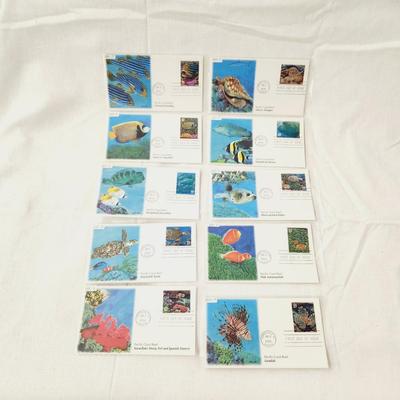 10 - FIRST DAY STAMPS - 2004 PACIFIC CORRAL REEF
