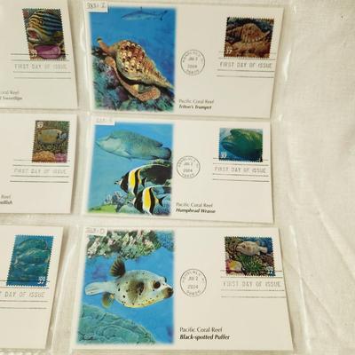 10 - FIRST DAY STAMPS - 2004 PACIFIC CORRAL REEF