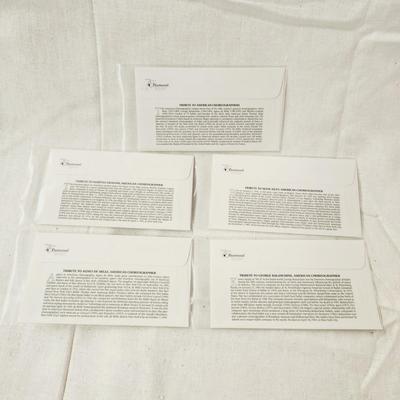 5 - FIRST DAY STAMPS - 2004 AMERICAN CHOREOGRAPHER