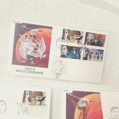 5 - FIRST DAY STAMPS - 2004 AMERICAN CHOREOGRAPHER