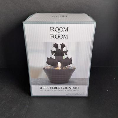 Battery operated room to room tabletop fountain new in box