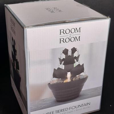 Battery operated room to room tabletop fountain new in box