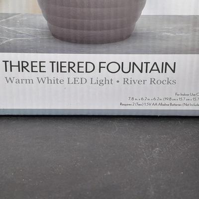 Battery operated room to room tabletop fountain new in box