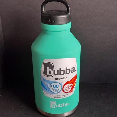 Stainless steel Bubba Growler 64-ounce Teal colored