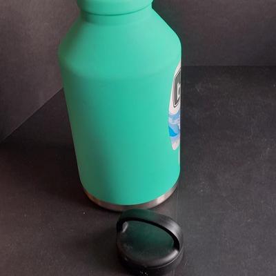Stainless steel Bubba Growler 64-ounce Teal colored