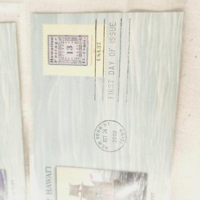 4 - FIRST DAY STAMPS - 2002 HERITAGE OF HAWAI'I