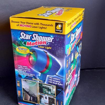 Star Shower Motion Projector shower your home with thousands of moving laser lights!