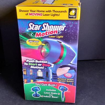 Star Shower Motion Projector shower your home with thousands of moving laser lights!