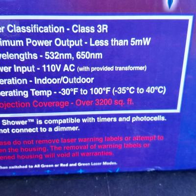 Star Shower Motion Projector shower your home with thousands of moving laser lights!
