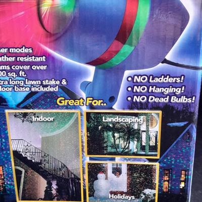 Star Shower Motion Projector shower your home with thousands of moving laser lights!