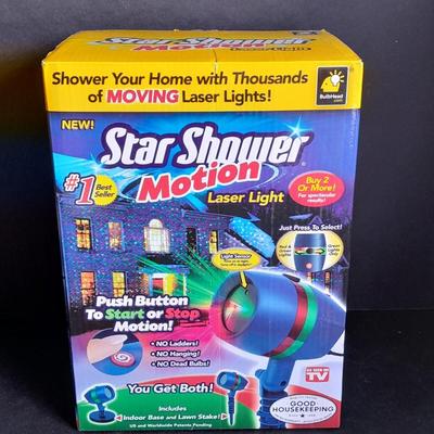 Star Shower Motion Projector shower your home with thousands of moving laser lights!