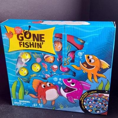 Mr. Potato Head and Gone Fishin' game, both appear brand new!