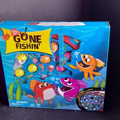 Mr. Potato Head and Gone Fishin' game, both appear brand new!