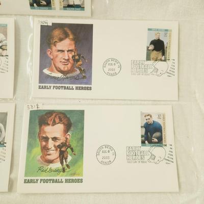 5 - FIRST DAY STAMPS - 2003 EARLY FOOTBALL HEROES