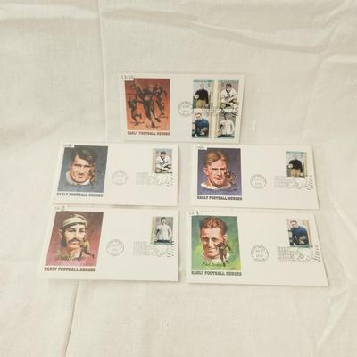 5 - FIRST DAY STAMPS - 2003 EARLY FOOTBALL HEROES