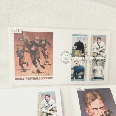 5 - FIRST DAY STAMPS - 2003 EARLY FOOTBALL HEROES