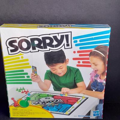 Sealed Sorry Board game and National Parks Yahtzee game