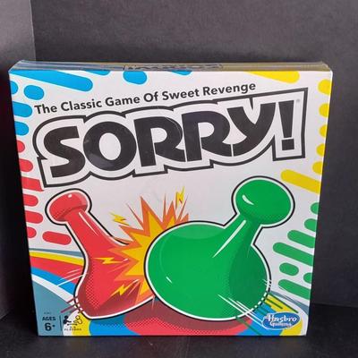 Sealed Sorry Board game and National Parks Yahtzee game