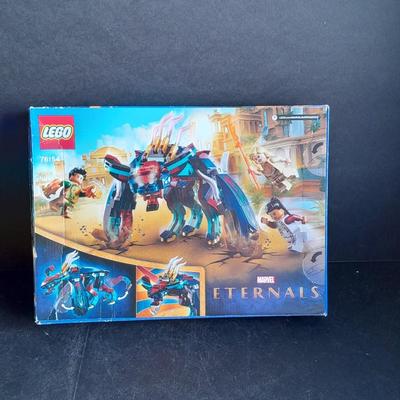LEGO Marvel Eternals Lego kit with Thena Makkari and Gilgamesh
