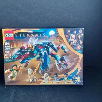 LEGO Marvel Eternals Lego kit with Thena Makkari and Gilgamesh