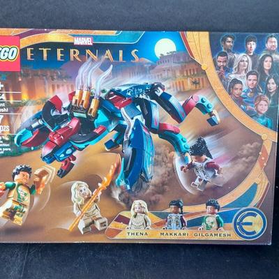 LEGO Marvel Eternals Lego kit with Thena Makkari and Gilgamesh
