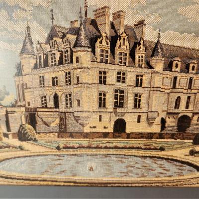 Lot #8  Tapestry style Wall Decor - French Castle