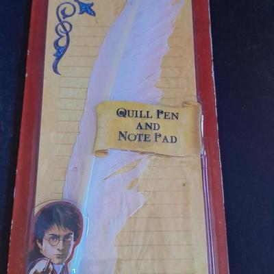 Harry Potter Coloring kit, bookmark, and Quill pen with notepad