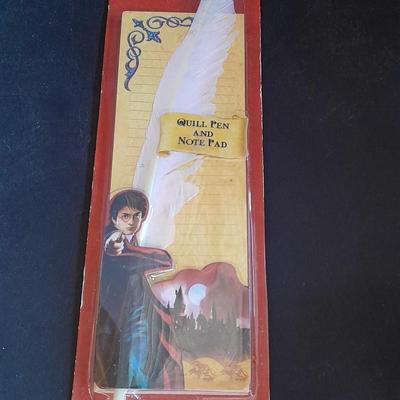 Harry Potter Coloring kit, bookmark, and Quill pen with notepad