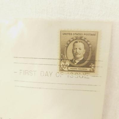 5 - FIRST DAY STAMPS - 1940S FAMOUS ARTIST