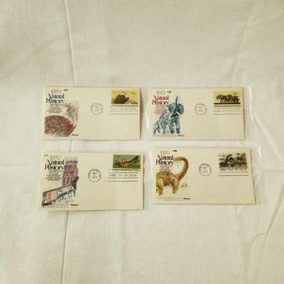 4 - FIRST DAY STAMPS - 1970s NATURAL HISTORY