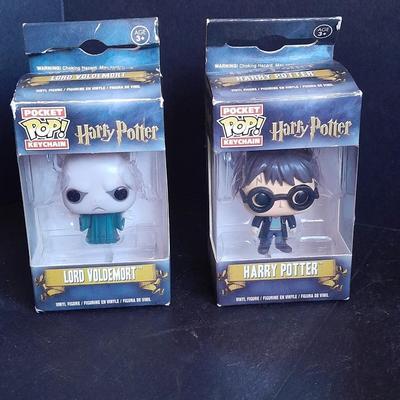 FUNKO Pocket POP! Keychain's new in package Harry Potter and Lord Voldemort