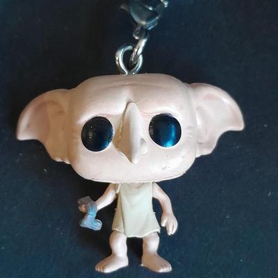 Three Collectible Harry Potter Keychains with easy clasp key ring