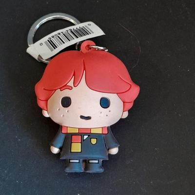 Two Collectible Harry Potter Keychain Figures
