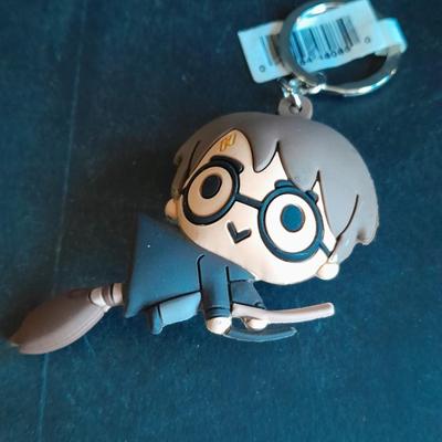 Two Collectible Harry Potter Keychain Figures