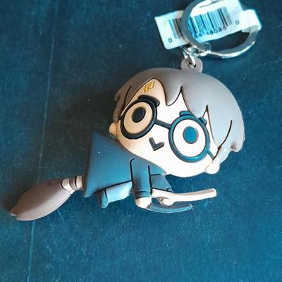 Two Collectible Harry Potter Keychain Figures