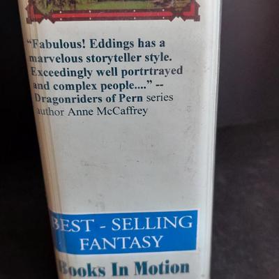 Vintage Audio Book on Cassette Queen of Sorcery by David Eddings Complete set in case