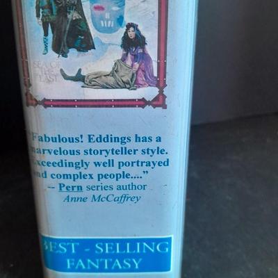 Vintage Audio Book on Cassette Enchanters End Game by David Eddings Complete set-in case