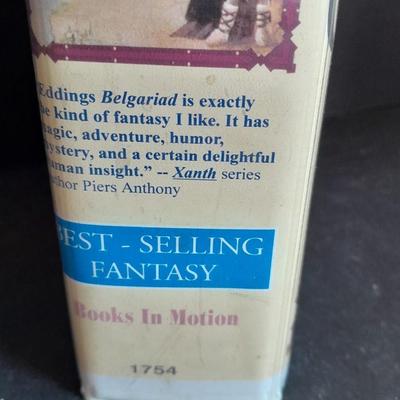 Vintage Audio Book on Cassette Pawn of Prophecy by David Eddings Complete set-in case