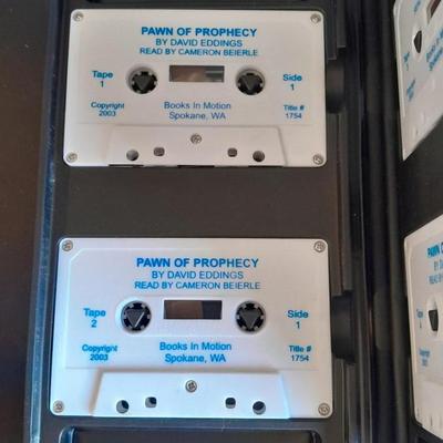 Vintage Audio Book on Cassette Pawn of Prophecy by David Eddings Complete set-in case