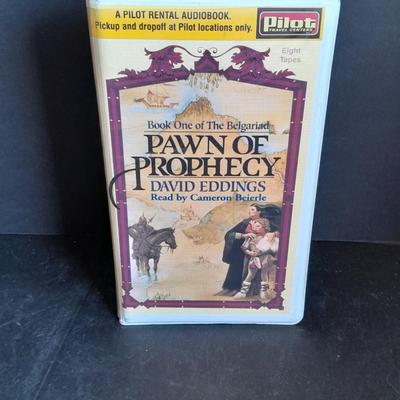 Vintage Audio Book on Cassette Pawn of Prophecy by David Eddings Complete set-in case
