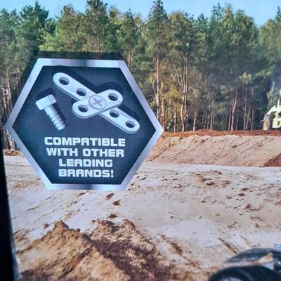 Metal Deck 2 in 1 Pull back Construction Excavator & Digger Build - Play - Construct Erector set