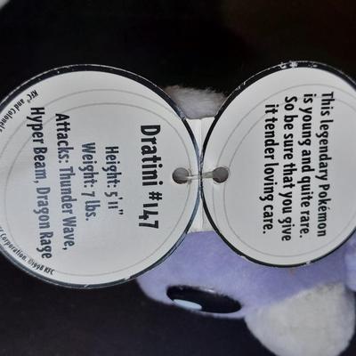 POKEMON Pikachu Plush Gotta catch em' all! Dratini Nintendo KFC plush and Tomy Keideo Plush