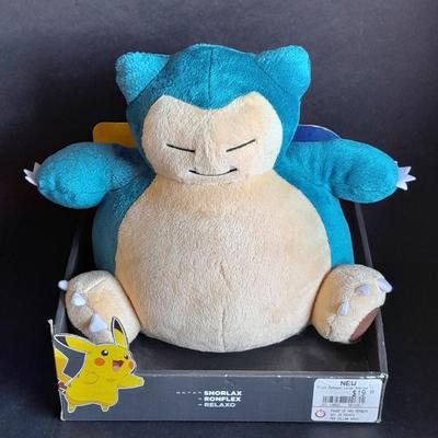 Genuine Offfical Original Tomy Pokemon 10-Inch Snorlax Plush
