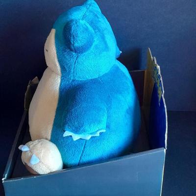 Genuine Offfical Original Tomy Pokemon 10-Inch Snorlax Plush