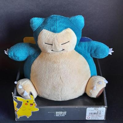 Genuine Offfical Original Tomy Pokemon 10-Inch Snorlax Plush