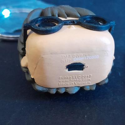 Harry Potter Sticker books and small metal figures and two keychains